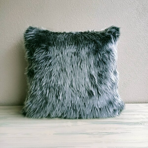 Fuzzy Pillow Etsy