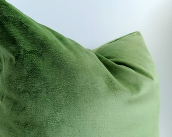 Grüner Baumwollsamt-Kissenbezug, greenAll Custom Sizes, 18x18, 20x20, 22x22
