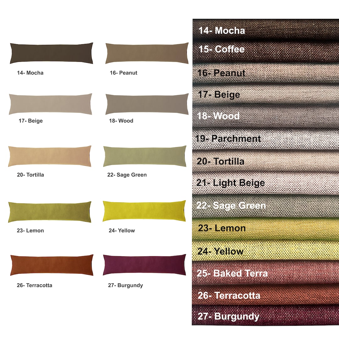 LINEN Lumbar pillow case, linen throw pillow, solid linen cushion for Euro Sham, Living room,Couch, 39 colors, All Custom Sizes - 23-Lemon-U30, 14X40 inc- 35x100cm