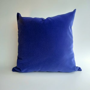 Navy Blue velvet pillow cover, Velvet Solid Navy Pillow/Throw Navy pillow, Cotton Navy Pillows, Luxury Sofa Pillow