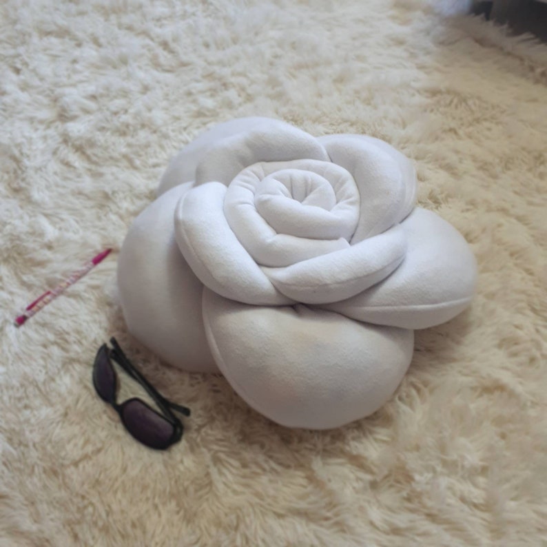 Purple Velvet Flower Pillow Throw Velvet Fabric Pillow Etsy