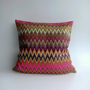 Geometric Cushion Cover, throw pillow, chevron pillow, pink purple Pillowcase, cushion Cover, Decorative Cushion, All Sizes