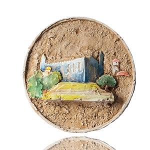 Beautiful Round Modern Cave of the Patriarchs (Cave of Machpelah) Sculpture