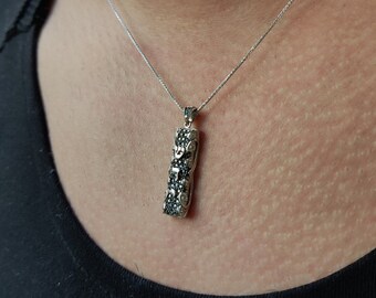 Black Diamond Necklace - Etsy
