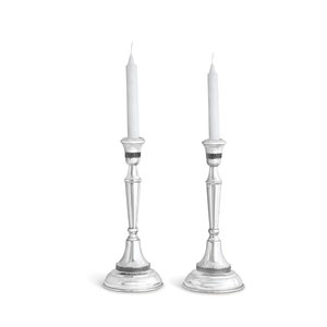 Custom Size Candlesticks made of 925 sterling silver with Filigree Design shabbat candle holders, Traditional Judaica, Jewish Wedding Gift