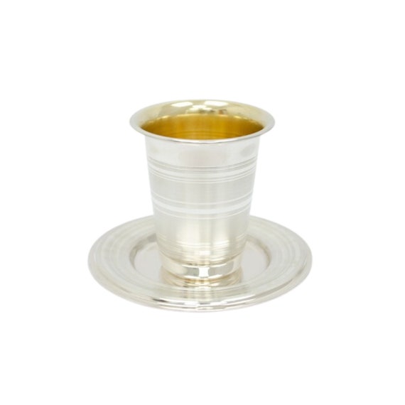 Silver Becher Kiddush Cup Modern Design Kiddush Cup 925 Etsy
