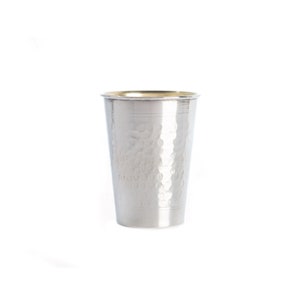 Sterling Silver Liquor Cup, Mini Cup, Hand Hammered Cup, Gold Coating ...