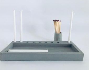 Amazing & Super Stylish Concrete Menorah