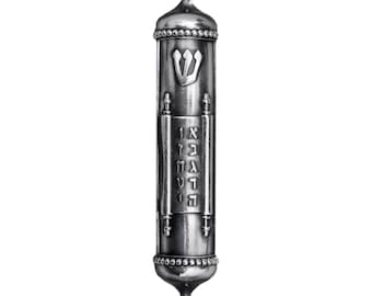 Handmade Mezuzah case, jewish house blessing Mezuzah Gift, Colorful Mezuzah, Jewish Housewarming gift, sefer torah mezuzah