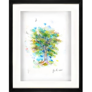 Colorful Tree - Magic 3D Painting on Glass