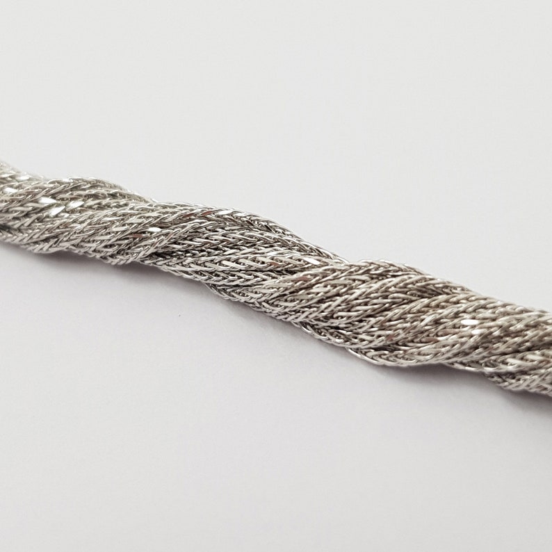 Beautiful 18'' Classic 14K White Gold Thin Chain 0.8 Etsy