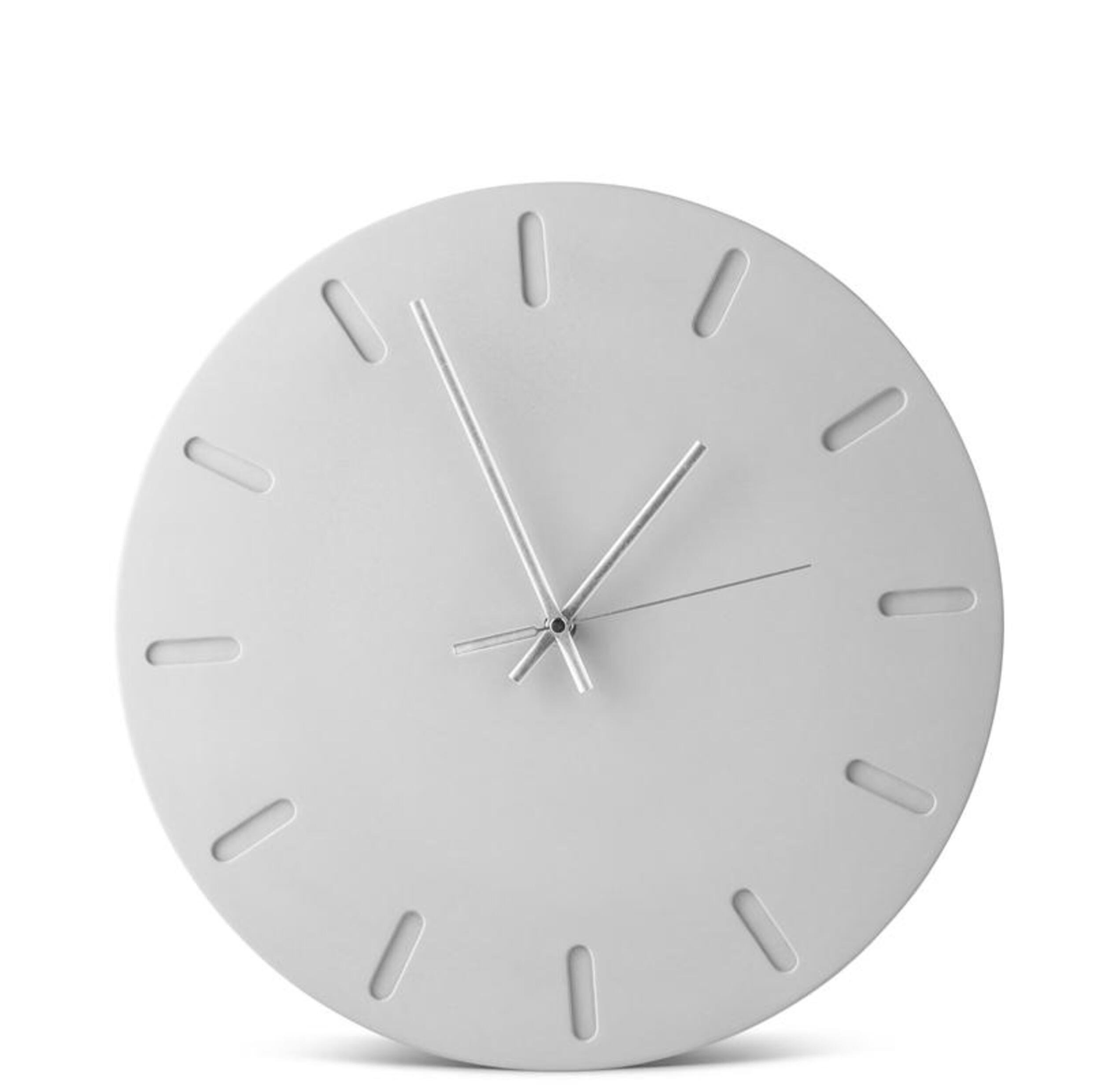 Minimalist Concrete Wall Clock Small Size Etsy