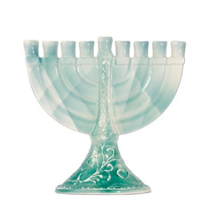 Hanukkah Ceramic menorahs, menorahs to illuminate Chanukah, to light Hanukkah candles ceramic chanukia ,hanukkah gift candle holder