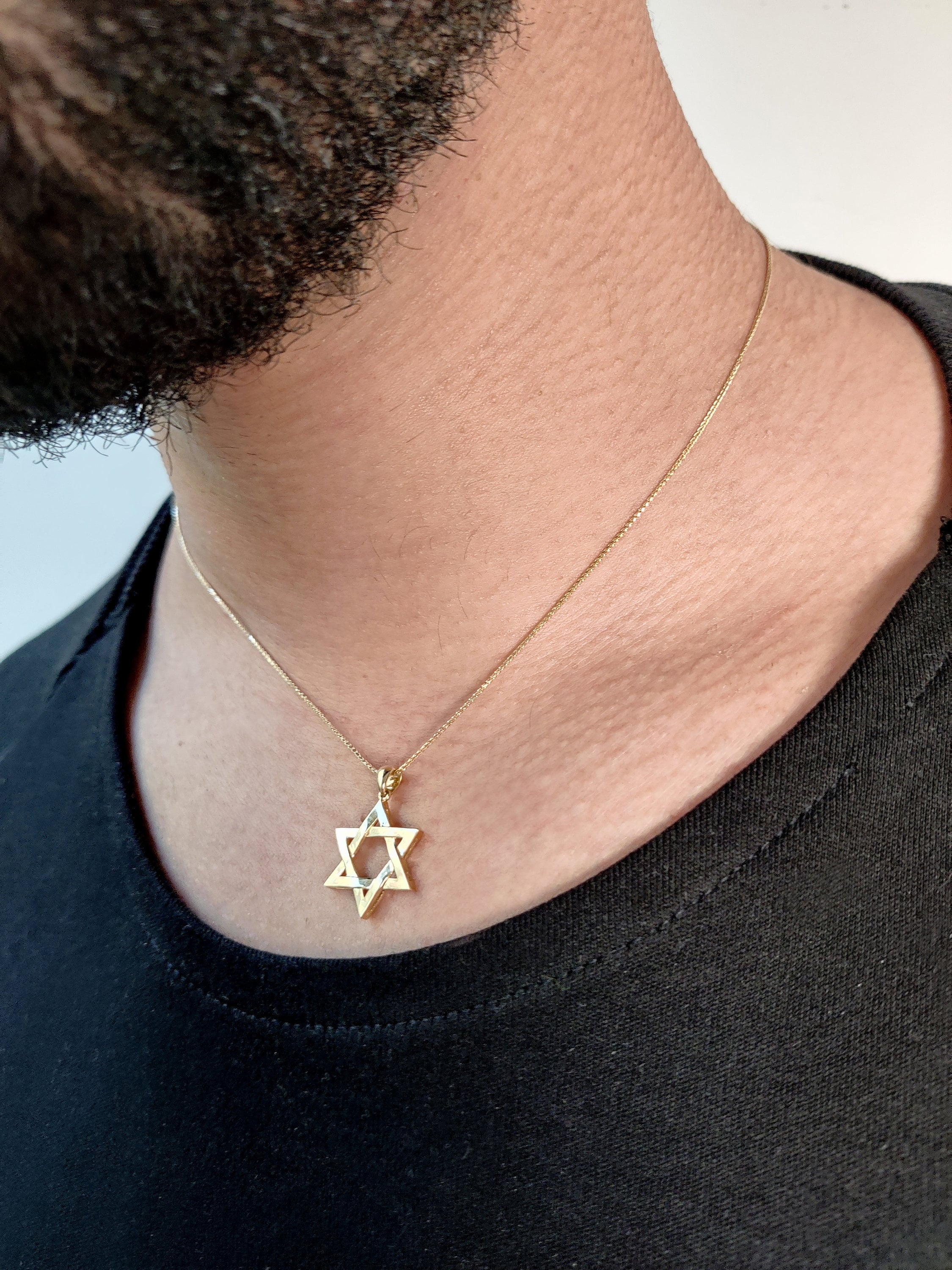Star of David Pendant Necklace14k 