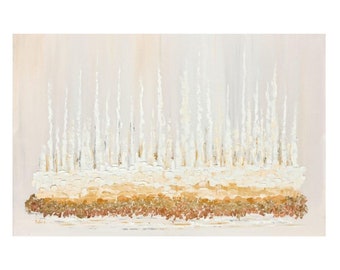 Beautiful Modern Pastel Painting of Jerusalem Landscape