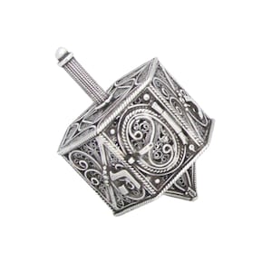 Ansprechendes Vintage Design Dreidel mit Besonderen Mustern