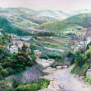 Art Décor Jerusalem Lifta Village – Rolled Canvas Print