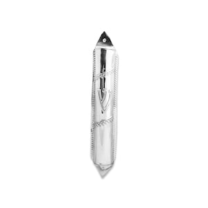 Triangle Shaped 925 Sterling Silver Mezuzah Cover