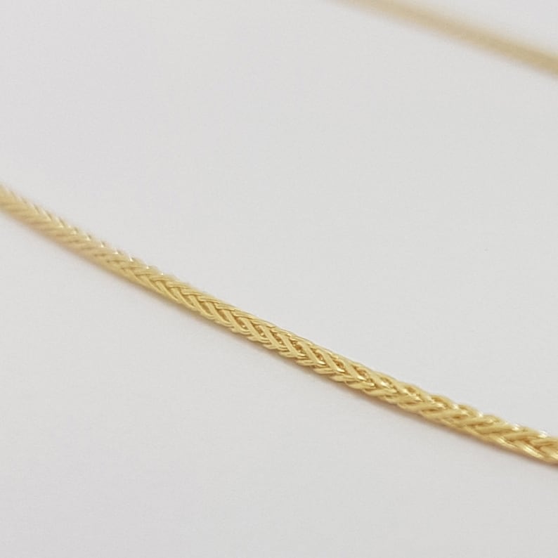 0.85 mm thick Beautiful 20/'/' Classic 14K Gold Thin Chain