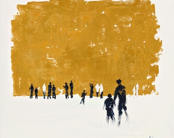 Art home design gold western wall kotel rolled canvas print modern home design gift for jewish home Modern kotel painting oil painting