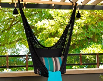 Hammock chair, Hanging Chair, Outdoor hammock, Macrame hammock swing, Indoor hanging swing, Garden hammock swing, Porch Swing