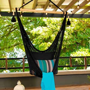 Hammock chair, Hanging Chair, Outdoor hammock, Macrame hammock swing, Indoor hanging swing, Garden hammock swing, Porch Swing