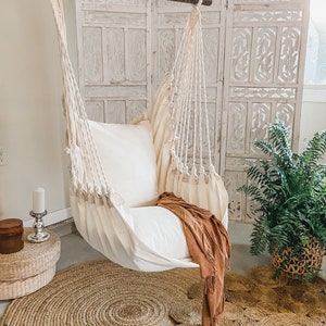 Hammock Swing Chair, Indoor swing chair, Hanging Chair, Bedroom hammock, Kids Teen Bedroom Swing, Indoor hammock chair, Swinging chair