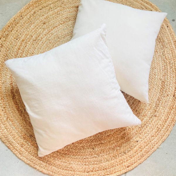 Cotton Canvas Pillow Etsy