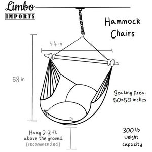 hanging chair hammock drawing