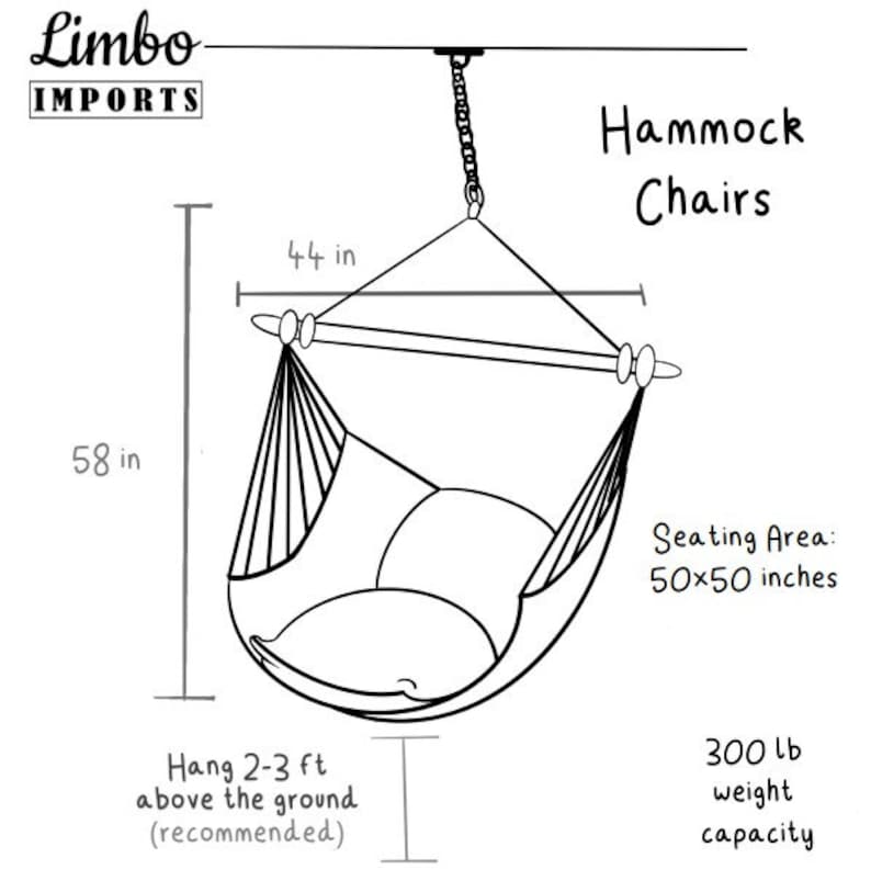 hanging chair hammock drawing