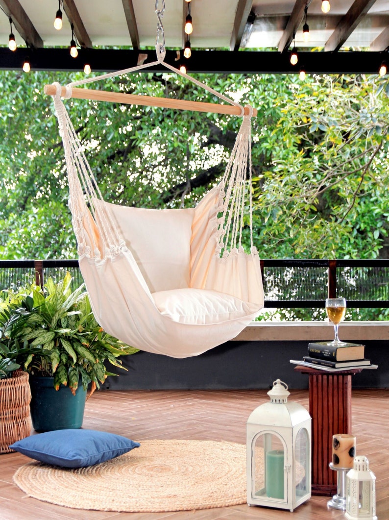 white Swinging Chair