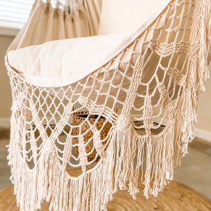 crochet fringe Hammock chair