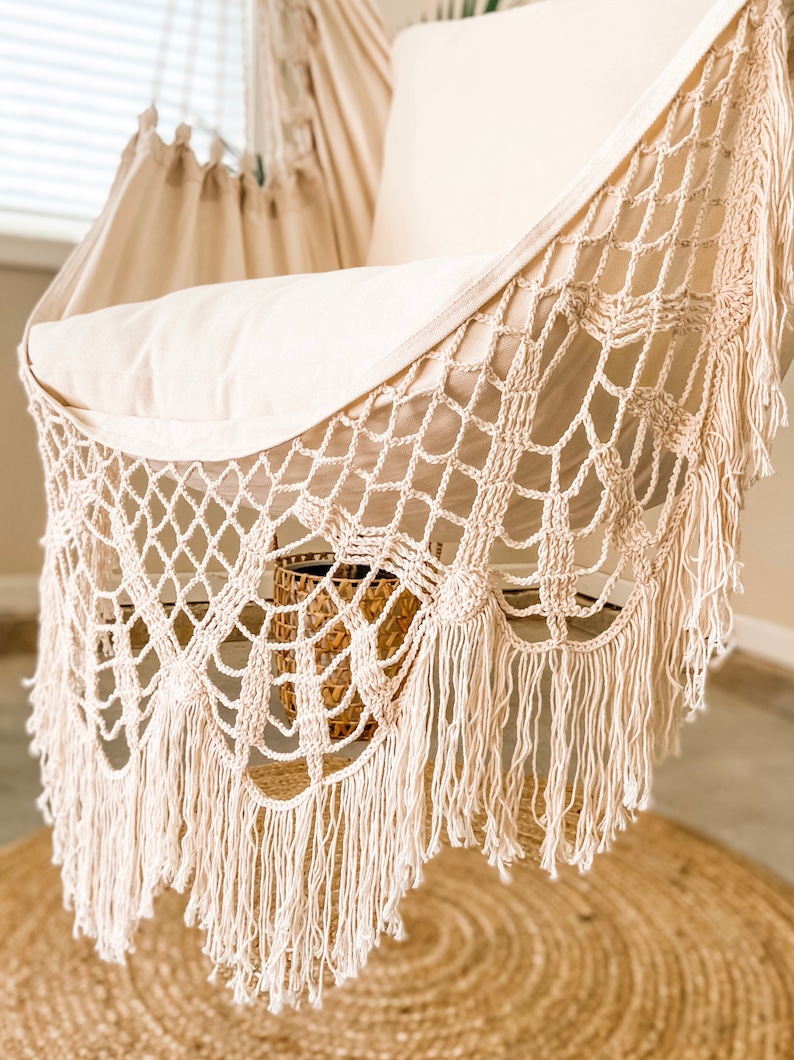 crochet fringe Hammock chair