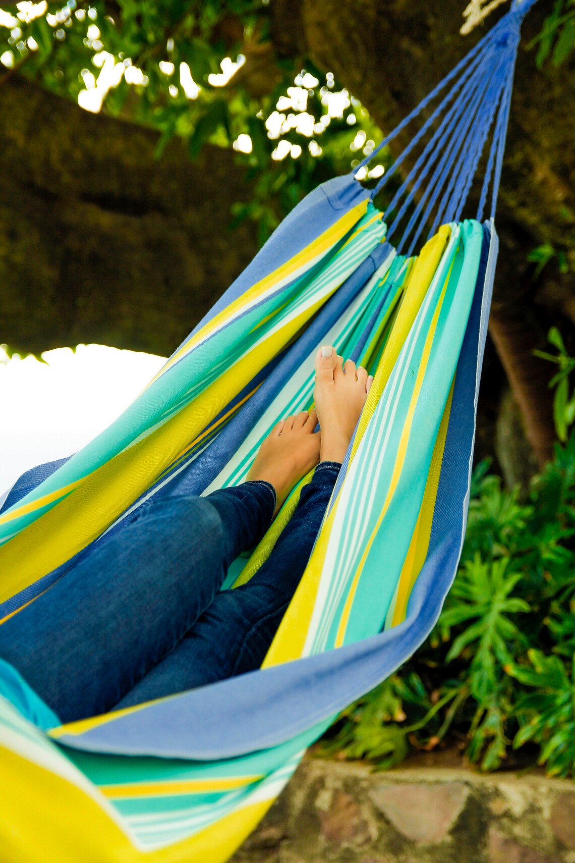 Hammock Colorful Hammock Rainbow Hammock Outdoor Indoor Etsy