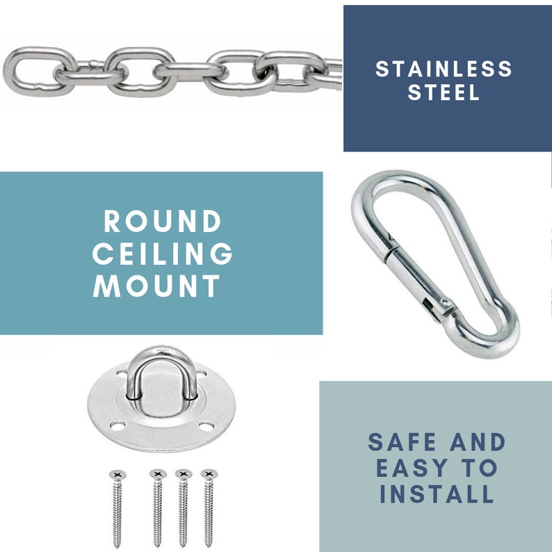 Hammock Chair Indoor Hanging Kit CONCRETE Hammock Hardware Etsy