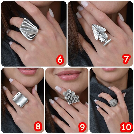 Aprilery Cross Rings For Women, Fashion Statement X Band Chunky Twisted Cable Wire Ring Jewelry Gifts For Her