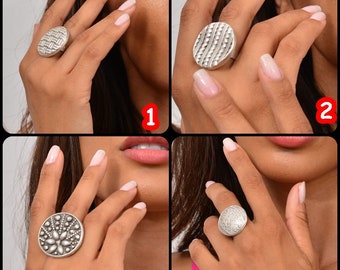 シルバー ハンマードリング 調整可能 il_340x270.3665539878_6olf.jpg