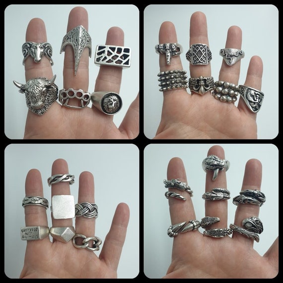 Freemen Fancy Silver Chain Kada Ring For Men Fm015 at Rs 950.00 | Silver  Kada | ID: 2851107812712