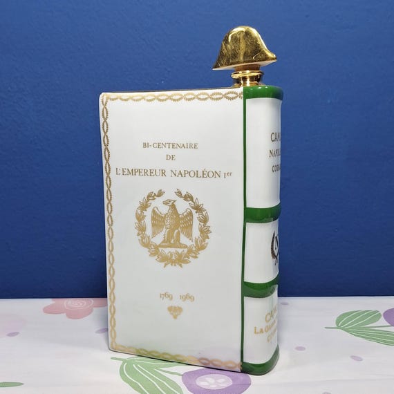 Camus Napoleon Cognac Porcelain Bottle Book Shape 1769-1969