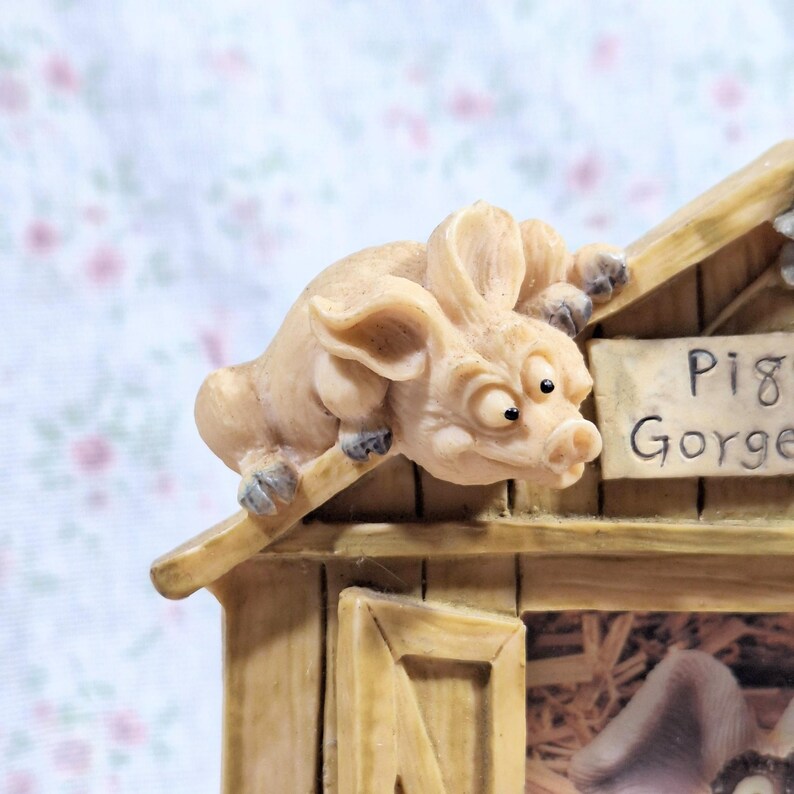 Vintage 1997 Piggin Photo Frame: Handmade Home Decor - Etsy