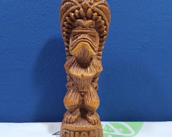 ハワイの手彫り木製ティキ像装飾 - Etsy 日本