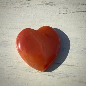 Carnelian Cabochon, Carnelian Heart Cabochon, Heart Cabochon