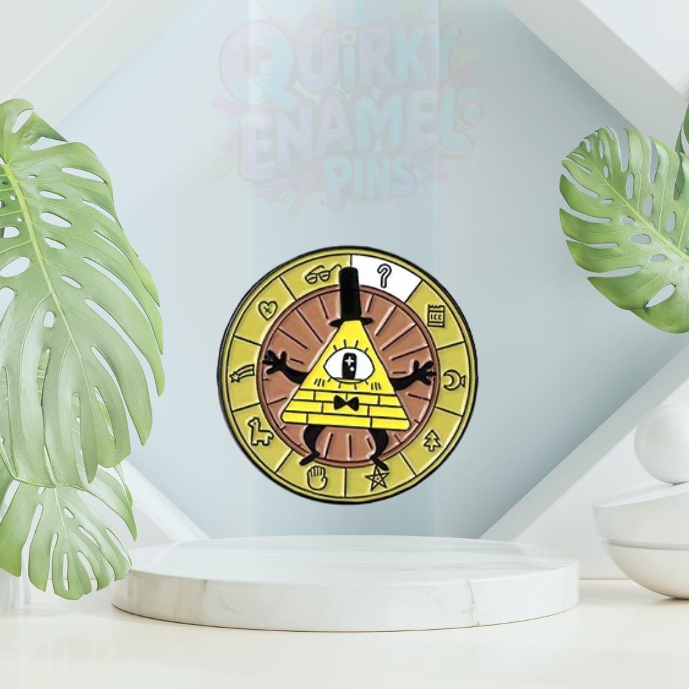 Gravity Falls Character Enamel Pins | Dipper, Mabel & Bill Cipher ...