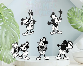 ヴィンテージ ミッキーマウス 蒸気船ウィリー ディズニー ピン - Etsy 日本