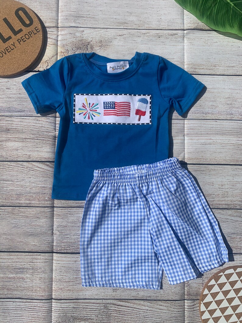 American flag short set Etsy