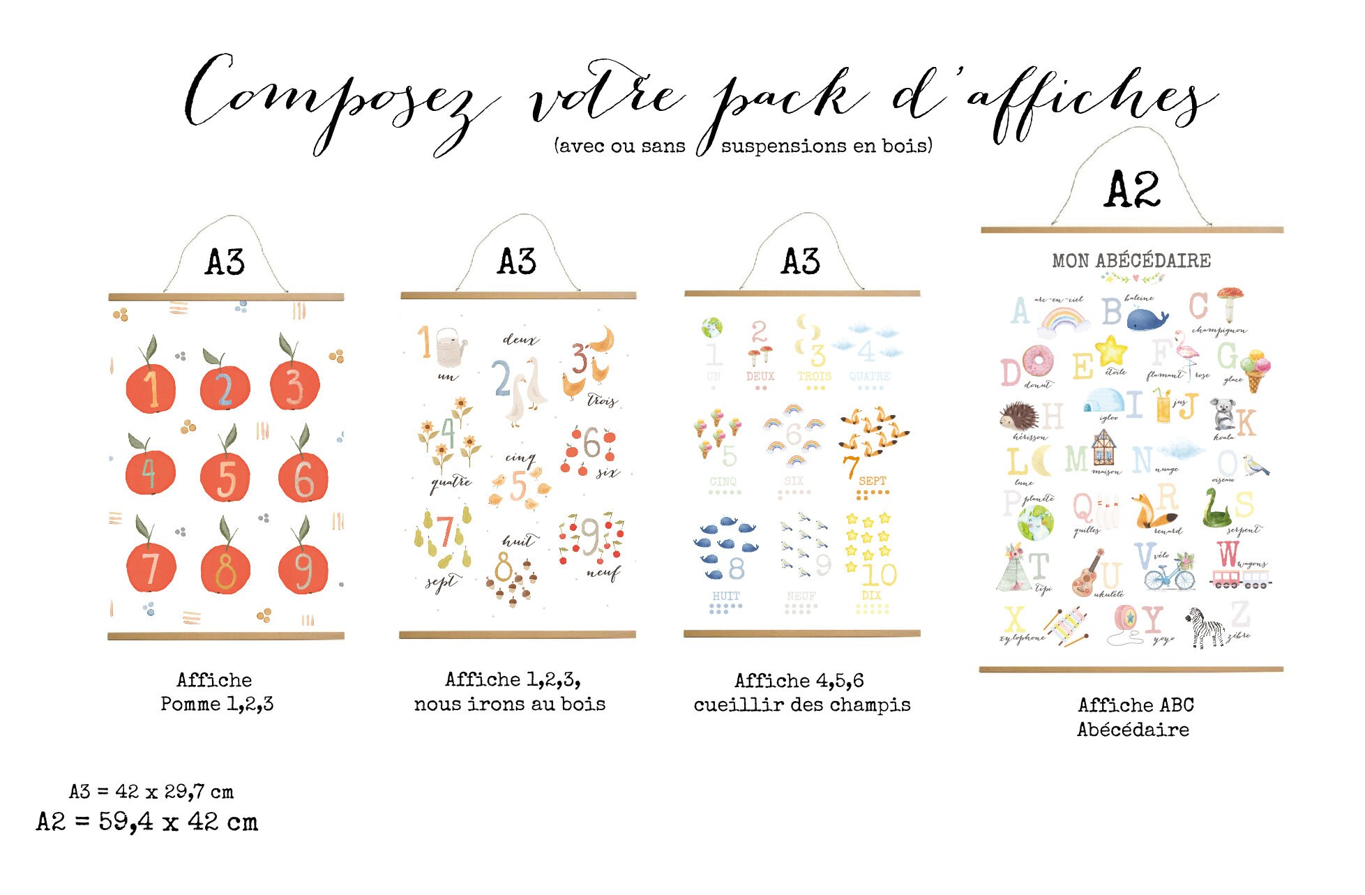 Composez Votre Pack d'affiches