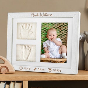 3D Baby Hände und Füße Abformset | Baby Handabdruck und Fußabdruck Set | Baby-Dusche-Geschenk | Neu Baby Dekor
