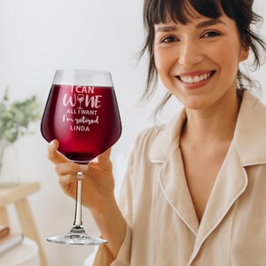 Engraved Retirement Wine Glass | Custom Large Wine Glass XXL 860ml/29oz | Retired Leaving Gift for Women | Etched Wine Glass