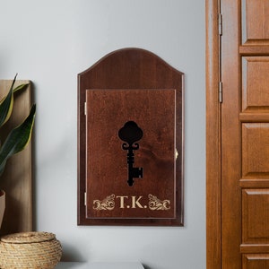Personalized Key and Mail Holder for Wall Personalized Last Name Sign Housewarming Gift Wedding Gift Key and Leash Hanger Etsy