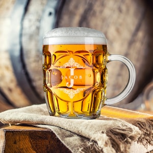 Personalized Beer Mug Glass | Gift for Beer Lovers | Custom Beer Stein | Gift for Him | Gift for Dad
